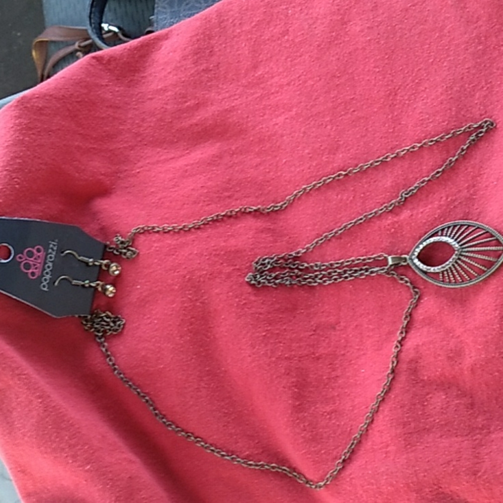 Court Couture Brass Necklace